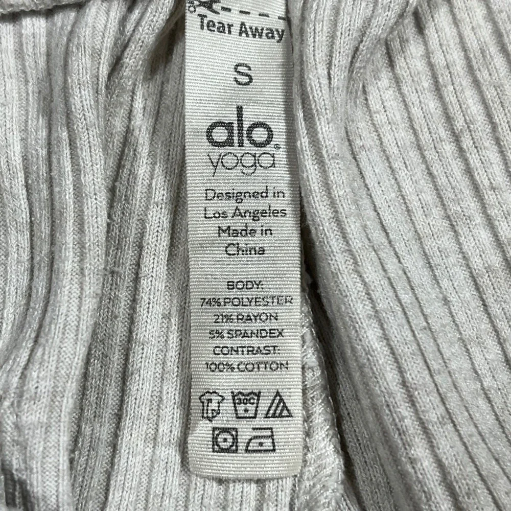 Alo Yoga Sporty‎ Muse Ribbed Jogger Pants Athleisure Tennis Prep Womens Small